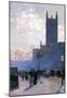 Childe Hassam Lower Fifth Avenue Art Print Poster-null-Mounted Poster