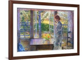 Childe Hassam The Goldfish Window-null-Framed Art Print