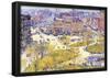 Childe Hassam Union Square in Spring Art Print Poster-null-Framed Poster