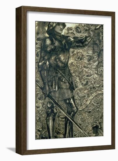 'Childe Roland to the Dark Tower Came', 1861-Edward Burne-Jones-Framed Giclee Print