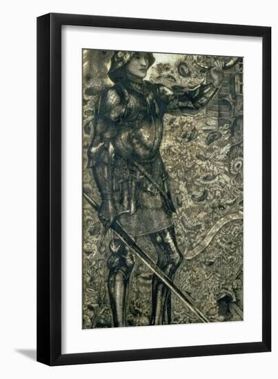 'Childe Roland to the Dark Tower Came', 1861-Edward Burne-Jones-Framed Giclee Print