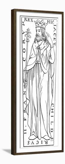 Childeric II (C653-67), 12th Century-null-Framed Giclee Print