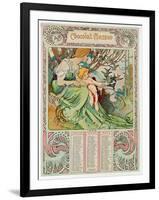 Childhood, 1897-Alphonse Mucha-Framed Premium Giclee Print