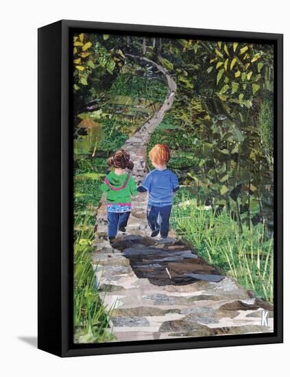 Childhood Adventure-Kirstie Adamson-Framed Stretched Canvas