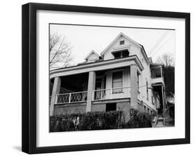 Childhood Home of Mass Murdering Cult Leader Charles Manson-null-Framed Photographic Print