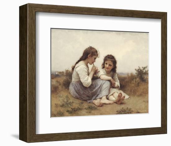 Childhood Idyll-William Adolphe Bouguereau-Framed Giclee Print