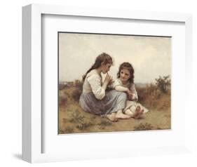 Childhood Idyll-William Adolphe Bouguereau-Framed Giclee Print