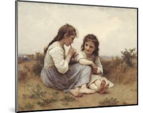 Childhood Idyll-William Adolphe Bouguereau-Mounted Giclee Print