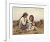 Childhood Idyll-William Adolphe Bouguereau-Framed Giclee Print
