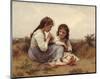 Childhood Idyll-William Adolphe Bouguereau-Mounted Art Print