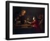 Childhood of Christ, C1620-Gerrit van Honthorst-Framed Giclee Print