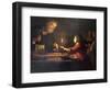 Childhood of Christ, C1620-Gerrit van Honthorst-Framed Giclee Print