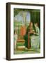 Childhood of the Virgin Mary-Dante Gabriel Rossetti-Framed Art Print