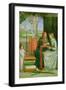 Childhood of the Virgin Mary-Dante Gabriel Rossetti-Framed Art Print