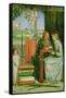 Childhood of the Virgin Mary-Dante Gabriel Rossetti-Framed Stretched Canvas