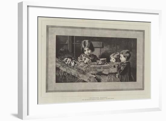 Childhood's Wonders-Marianne Stokes-Framed Giclee Print