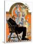 "Childhood Thanksgiving,"November 26, 1927-Joseph Christian Leyendecker-Stretched Canvas