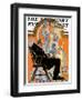 "Childhood Thanksgiving," Saturday Evening Post Cover, November 26, 1927-Joseph Christian Leyendecker-Framed Giclee Print