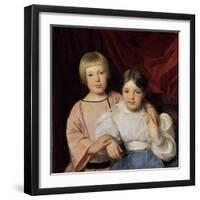 Children, 1834-Ferdinand Georg Waldmuller-Framed Giclee Print