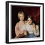 Children, 1834-Ferdinand Georg Waldmuller-Framed Giclee Print