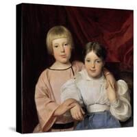 Children, 1834-Ferdinand Georg Waldmuller-Stretched Canvas