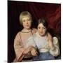 Children, 1834-Ferdinand Georg Waldmuller-Mounted Giclee Print