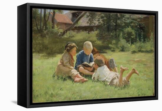 Children, 1890s-Sergei Arsenyevich Vinogradov-Framed Stretched Canvas