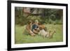 Children, 1890s-Sergei Arsenyevich Vinogradov-Framed Giclee Print