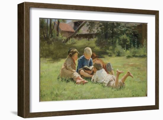 Children, 1890s-Sergei Arsenyevich Vinogradov-Framed Giclee Print