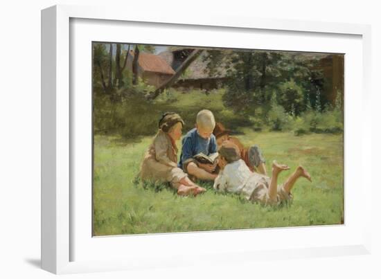 Children, 1890s-Sergei Arsenyevich Vinogradov-Framed Giclee Print