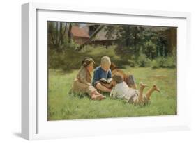 Children, 1890s-Sergei Arsenyevich Vinogradov-Framed Giclee Print