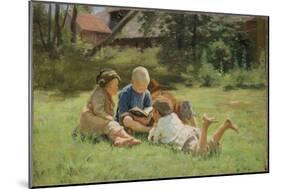 Children, 1890s-Sergei Arsenyevich Vinogradov-Mounted Giclee Print