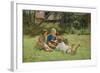 Children, 1890s-Sergei Arsenyevich Vinogradov-Framed Giclee Print