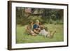 Children, 1890s-Sergei Arsenyevich Vinogradov-Framed Giclee Print