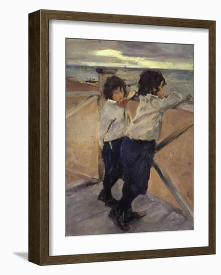 Children, 1899-Valentin Serov-Framed Giclee Print