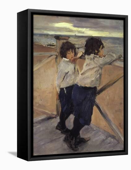 Children, 1899-Valentin Serov-Framed Stretched Canvas