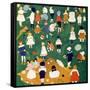 Children, 1908-Kasimir Malevich-Framed Stretched Canvas