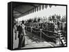 Children Aboard a Steamer Moored at Westminster Pier, London, 1937-null-Framed Stretched Canvas