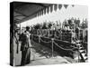 Children Aboard a Steamer Moored at Westminster Pier, London, 1937-null-Stretched Canvas