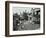 Children and Carers in a Garden, Hampstead, London, 1960-null-Framed Photographic Print