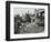 Children and Carers in a Garden, Hampstead, London, 1960-null-Framed Photographic Print