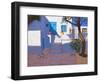 Children and Cats, Mykonos, 2017-Andrew Macara-Framed Giclee Print