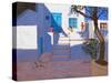 Children and Cats, Mykonos, 2017-Andrew Macara-Stretched Canvas