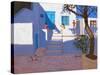 Children and Cats, Mykonos, 2017-Andrew Macara-Stretched Canvas