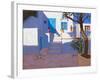 Children and Cats, Mykonos, 2017-Andrew Macara-Framed Giclee Print