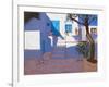 Children and Cats, Mykonos, 2017-Andrew Macara-Framed Giclee Print