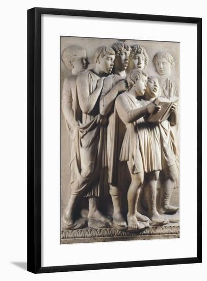 Children and Cherubs Singing-null-Framed Giclee Print