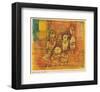 Children and Dog-Paul Klee-Framed Premium Giclee Print