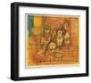 Children and Dog-Paul Klee-Framed Art Print