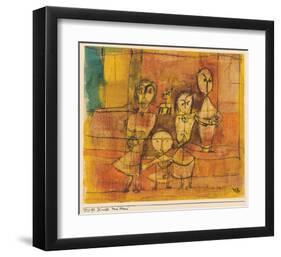 Children and Dog-Paul Klee-Framed Art Print